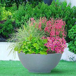 IDEALIST Lite Dish Style Smooth Bowl Outdoor Planter