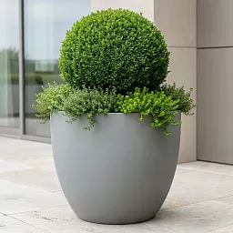 IDEALIST Lite Contemporary Light Concrete Egg Planter