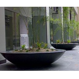 DISC Bowl Outdoor Fiberglass Planter