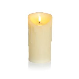 Christmas FlickaBright LED Melted Edge Candle