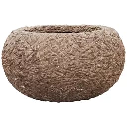 Polystone Coated Kamelle Bowl Indoor Planter