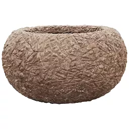 Polystone Coated Kamelle Bowl Indoor Planter