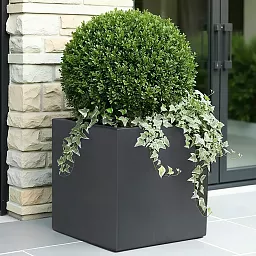 IDEALIST Lite Square Box Contemporary Light Concrete Planter