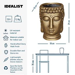 IDEALIST Lite Buddha Face Plant Pot Indoor