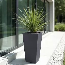 IDEALIST Lite Tall Tapered Contemporary Light Concrete Planter