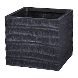 IDEALIST Lite Straw Ribbed Square Outdoor Planter