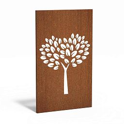 CorTen High Panel Abstract