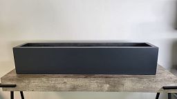 Contemporary Rectangular Straight Trough GRP Planter