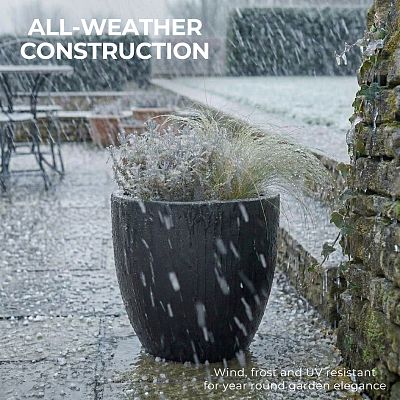 IDEALIST Lite Contemporary Light Concrete Egg Planter