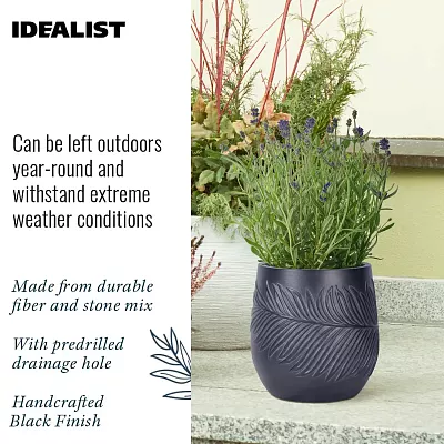 IDEALIST Lite Leaf Embossed Egg Planter