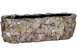 Shell Trough Polystone Indoor Planter