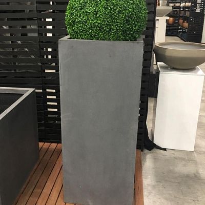 Tall Fiberstone Square Planter by Idealist Premium BOUVY