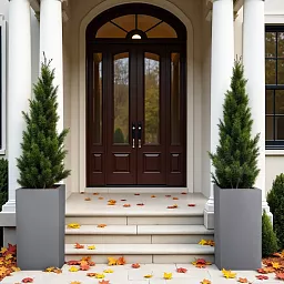 IDEALIST Lite Tall Square Contemporary Light Concrete Planter