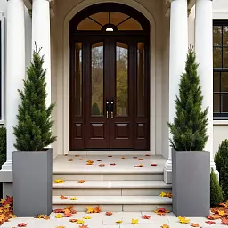 IDEALIST Lite Tall Square Contemporary Light Concrete Planter