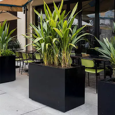 IDEALIST Lite Contemporary Light Concrete Trough Planter