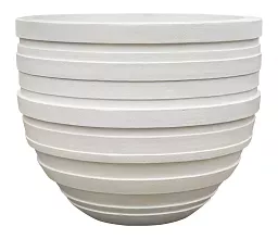 Polystone Ribbed Planter | Indoor and Outdoor Plant Pot