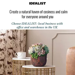 IDEALIST Lite Geometry Style Round Indoor Planter
