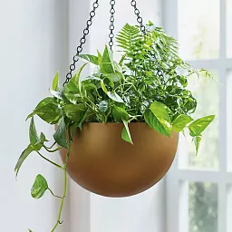 Gradient Hanging Bowl Planter | Polyresin Indoor Plant Pot