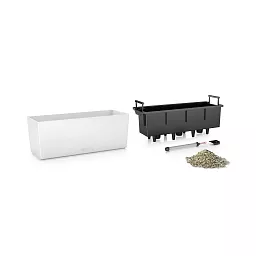 LECHUZA BALCONERA Color Trough Poly Resin Self-watering Planter