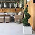 IDEALIST Lite Square Box Contemporary Light Concrete Planter