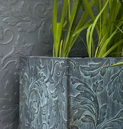Fairhaven Fiberglass Square Faux Lead Planter Pot In/Out