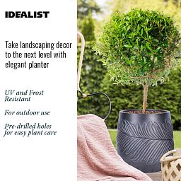 IDEALIST Lite Leaf Embossed Egg Planter