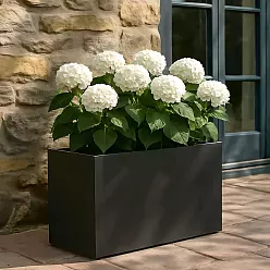 IDEALIST Lite Contemporary Light Concrete High Trough Planter