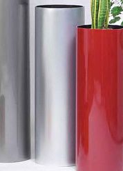 Tom Contemporary Round Tall GRP RAL Planter