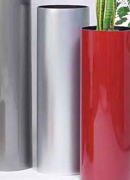 Tom Contemporary Round Tall GRP RAL Planter