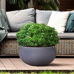 IDEALIST Lite Classic Smooth Bowl Outdoor Planter