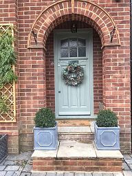 IDEALIST Lite Faux Lead Chelsea Box Square Light Concrete Planter