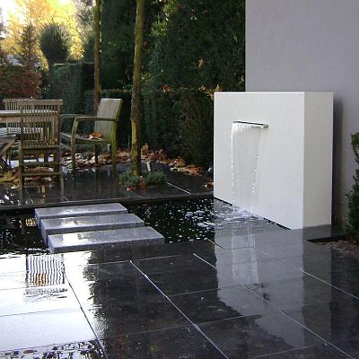 Aluminium Garden Fountain Pondwall Freestanding