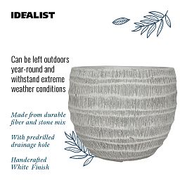 IDEALIST Lite Straw Plaited Style Ball Planter