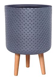 IDEALIST Lite Dotted Style Planter on Legs, Round Plant Pot Indoor