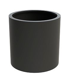 Sydney Outdoor Aluminum Round Planter