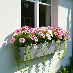 IDEALIST Lite Window Box Light Concrete Planter