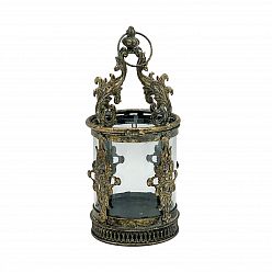 Round Metal Natural Ornament Garden Lantern by Minster