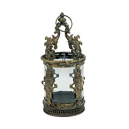 Round Metal Natural Ornament Garden Lantern by Minster