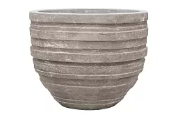 Polystone Ribbed Planter | Indoor and Outdoor Plant Pot