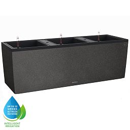 LECHUZA TRIO Stone Trough Poly Resin Self-watering Planter