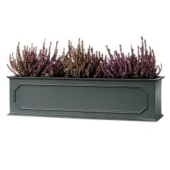 Stuart Window Flower Box Fiberglass Trough Faux Lead Planter Pot In/Out