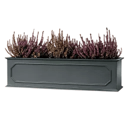 Stuart Window Flower Box Fiberglass Trough Faux Lead Planter Pot In/Out
