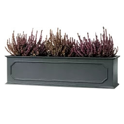 Stuart Window Flower Box Fiberglass Trough Faux Lead Planter Pot In/Out