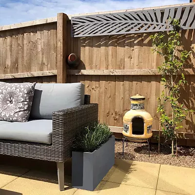 IDEALIST Lite Contemporary Light Concrete Trough Planter