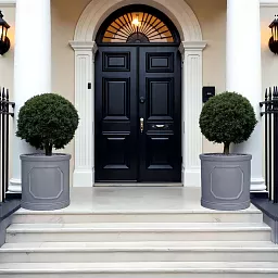 IDEALIST Chelsea Light Concrete Cylinder Garden Planter