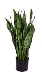 Sansevieria Green Artificial Bush Plant