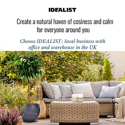 IDEALIST Lite Leaf Embossed Ball Planter