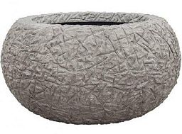 Polystone Coated Kamelle Bowl Indoor Planter