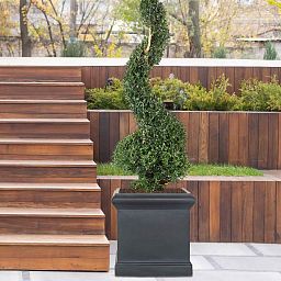 IDEALIST Lite Victorian Box Square Light Stone Outdoor Planter