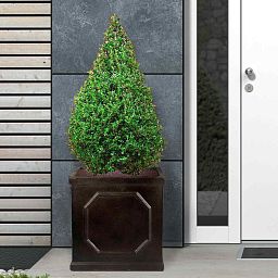 IDEALIST Lite Faux Lead Chelsea Box Square Light Concrete Planter